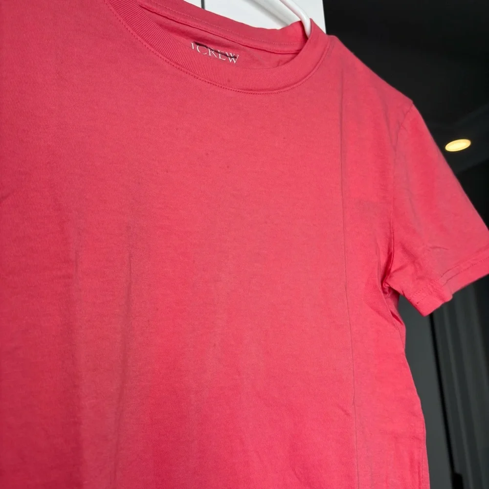NWT J. Crew Vintage Jersey Classic-fit Crewneck T-shirt Garden Rose